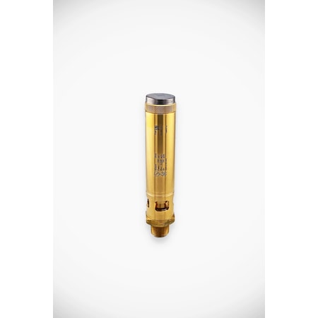 Goetze Kg High Performance PRV series 812, ASME certified, Brass, for gaseous media, 1/2 in. male NPT, 200PSI 812sGK-15-NPT-m/-15/-FKM 200 PSI